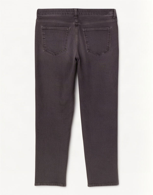 Jeans retos femininos Marks & Spencer Reino Unido 20 2XL W36 L28 algodão cinza