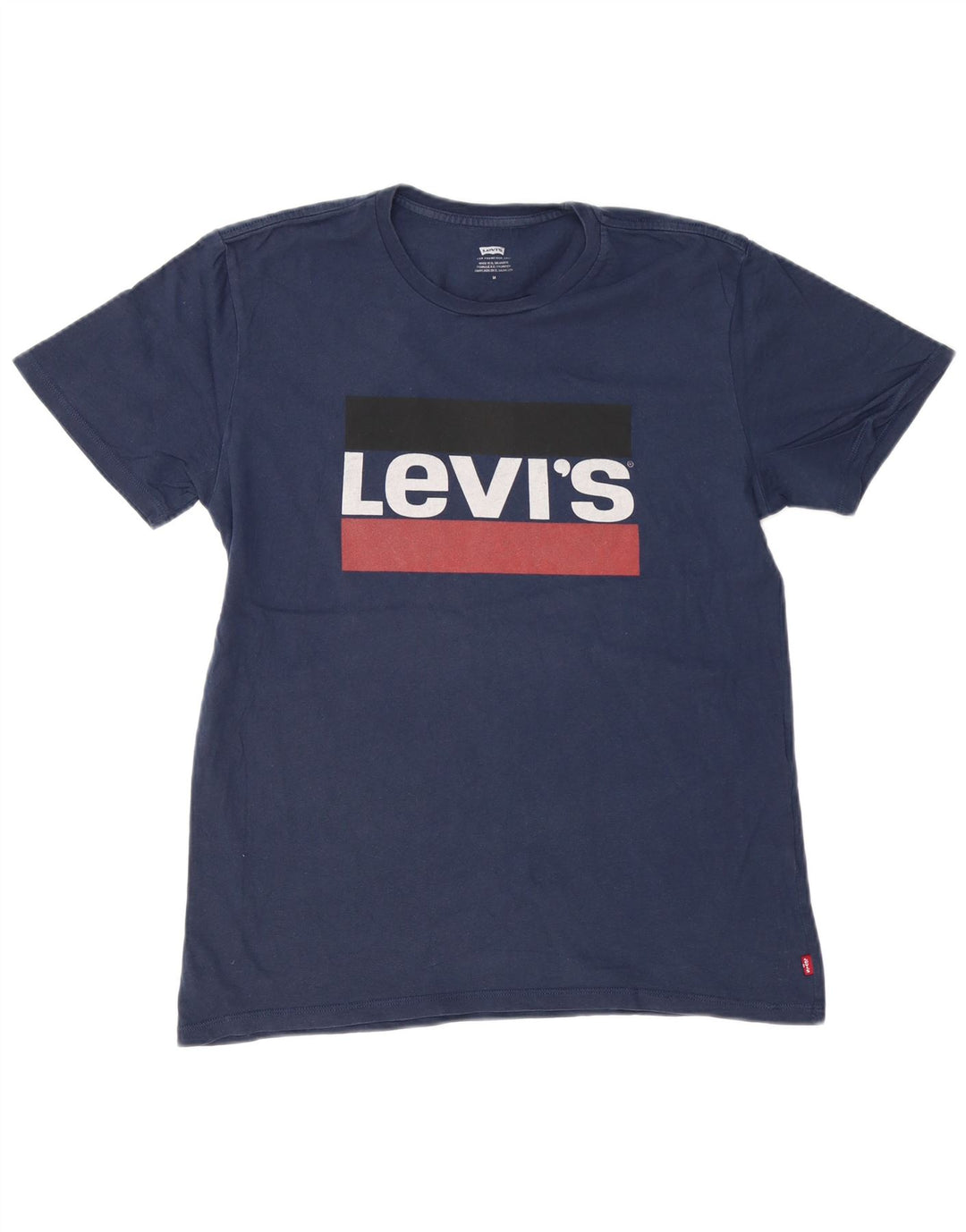 Camiseta gráfica masculina LEVI'S Top médio azul marinho