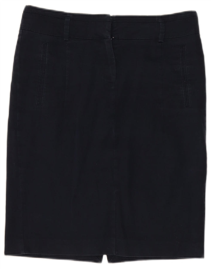 Saia lápis feminina Zara grande W30 azul marinho