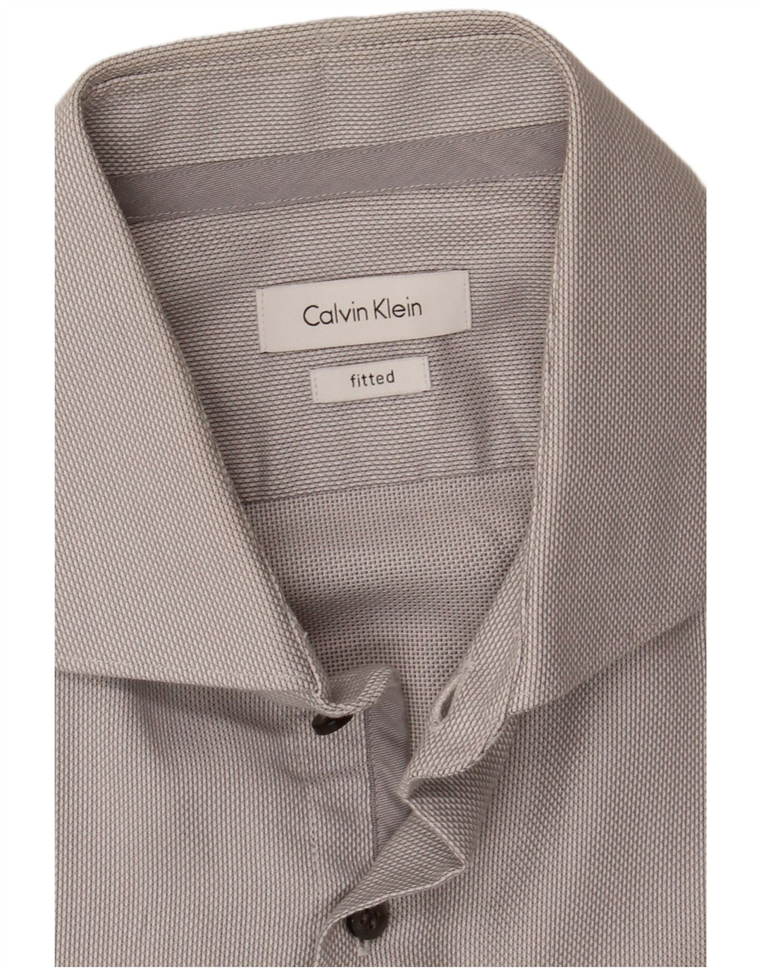 Camisa masculina Calvin Klein pequena cinza