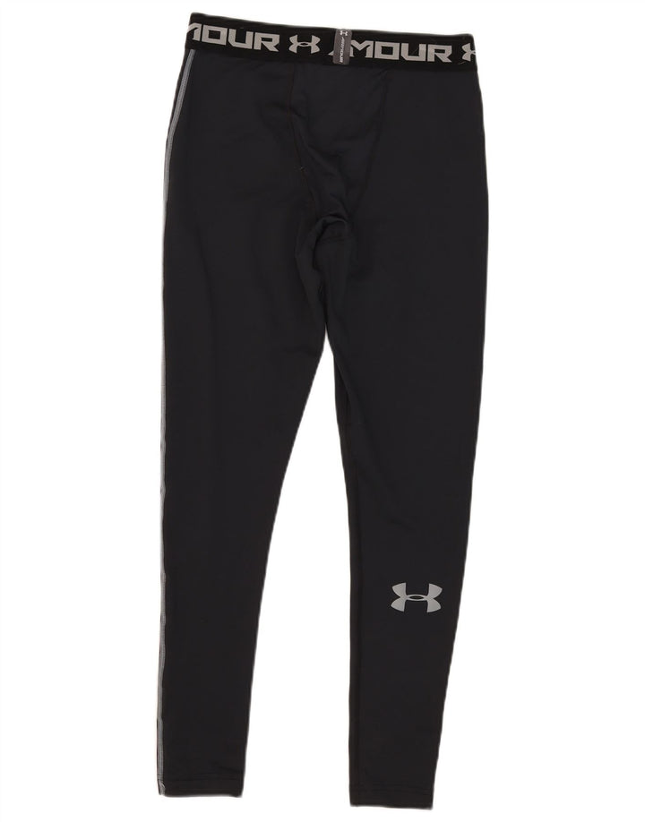 Under Armour Masculino Cold Gear Graphic Leggings Grande Poliéster Preto