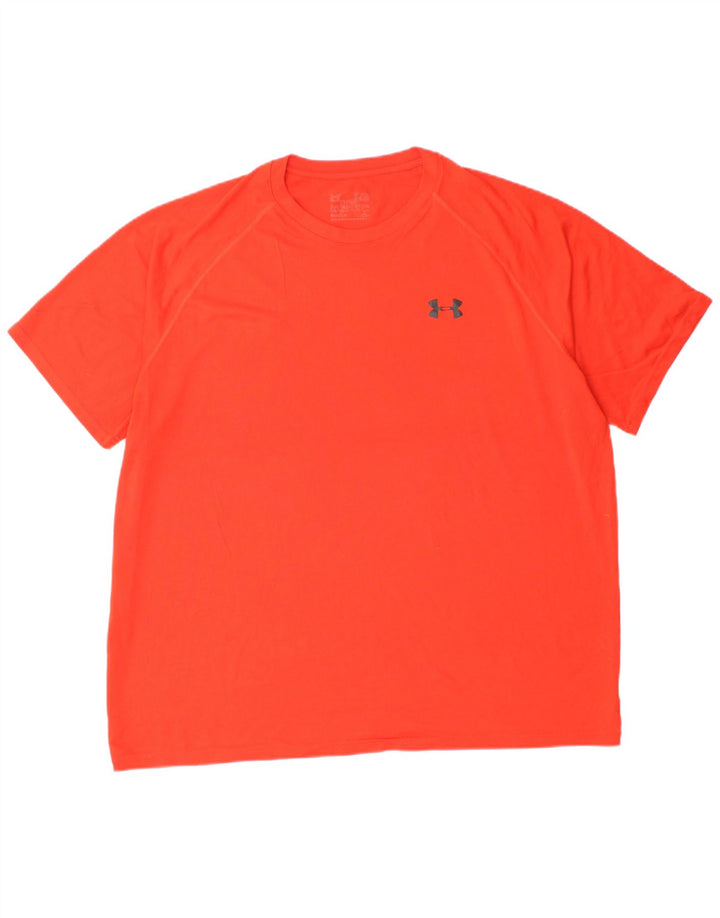 Camiseta masculina UNDER ARMOUR Top XL laranja poliéster