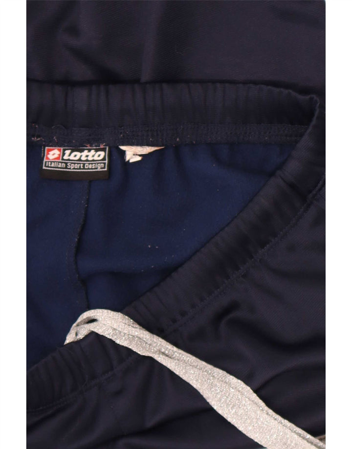 Calça de treino feminina Lotto UK 14 azul marinho médio