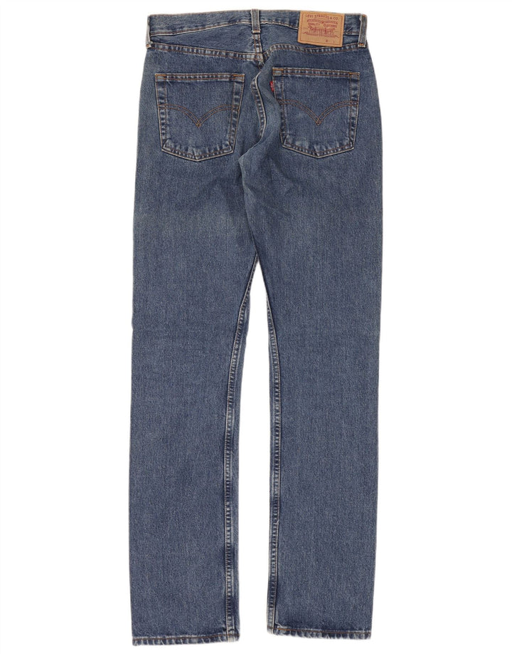 LEVI'S Masculino 515 Straight Jeans W31 L34 Azul Algodão