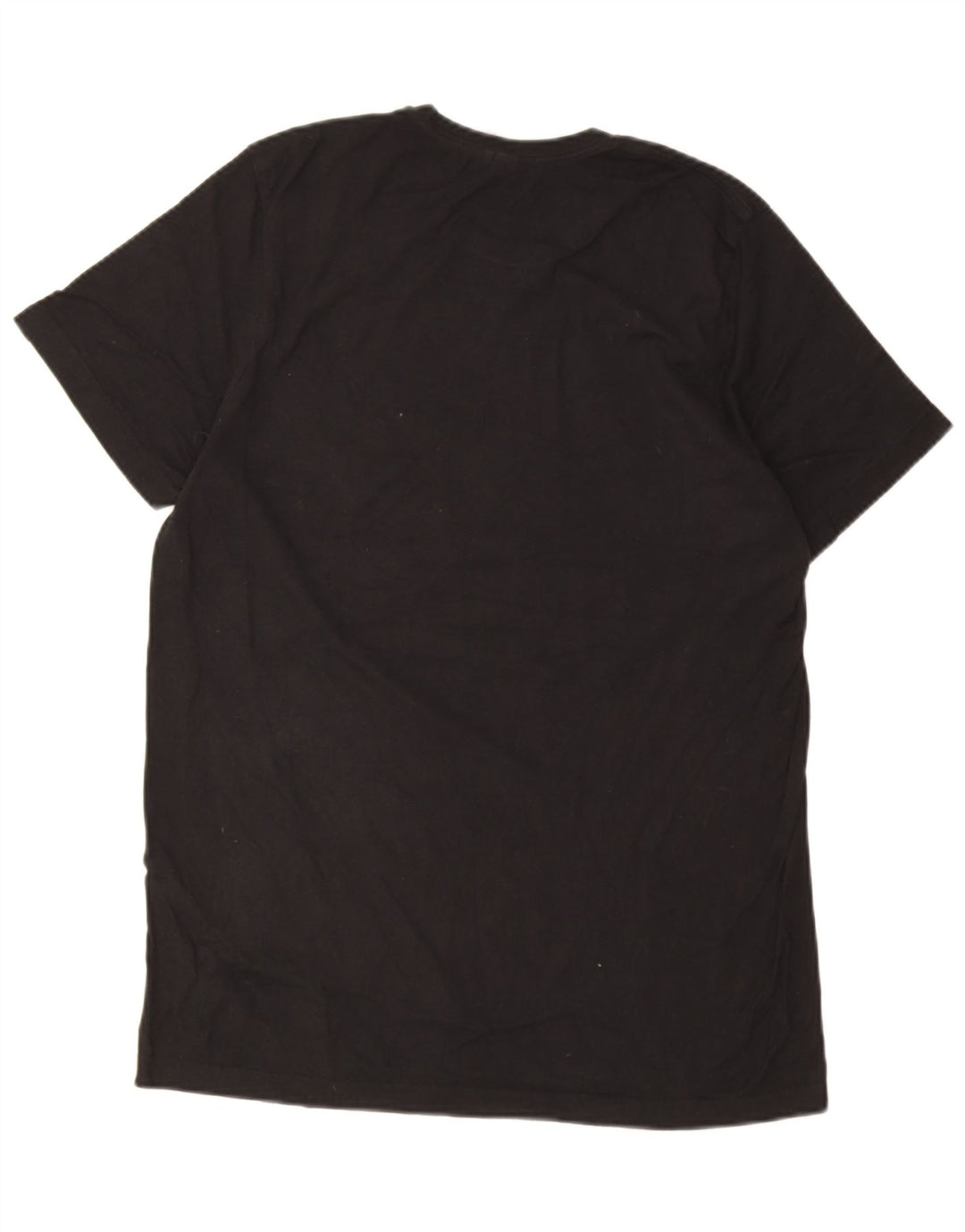 Adidas Mens Graphic T-Shirt Top Grande Algodão Preto