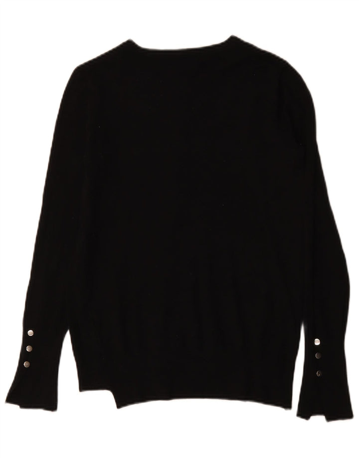 Suéter cardigã feminino Zara Reino Unido 10 pequeno preto