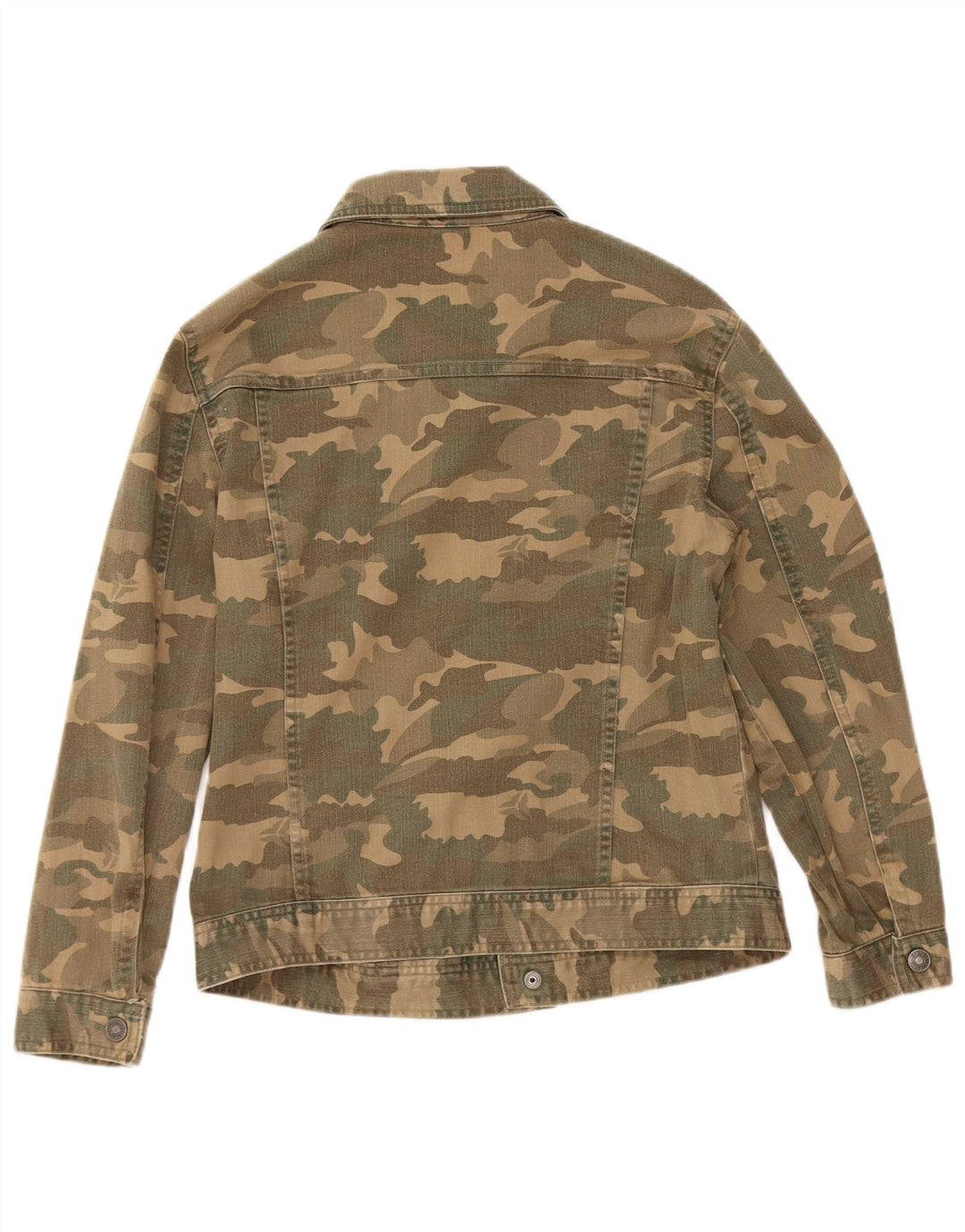 Jaqueta jeans Benetton Boys 9-10 anos camuflagem cáqui