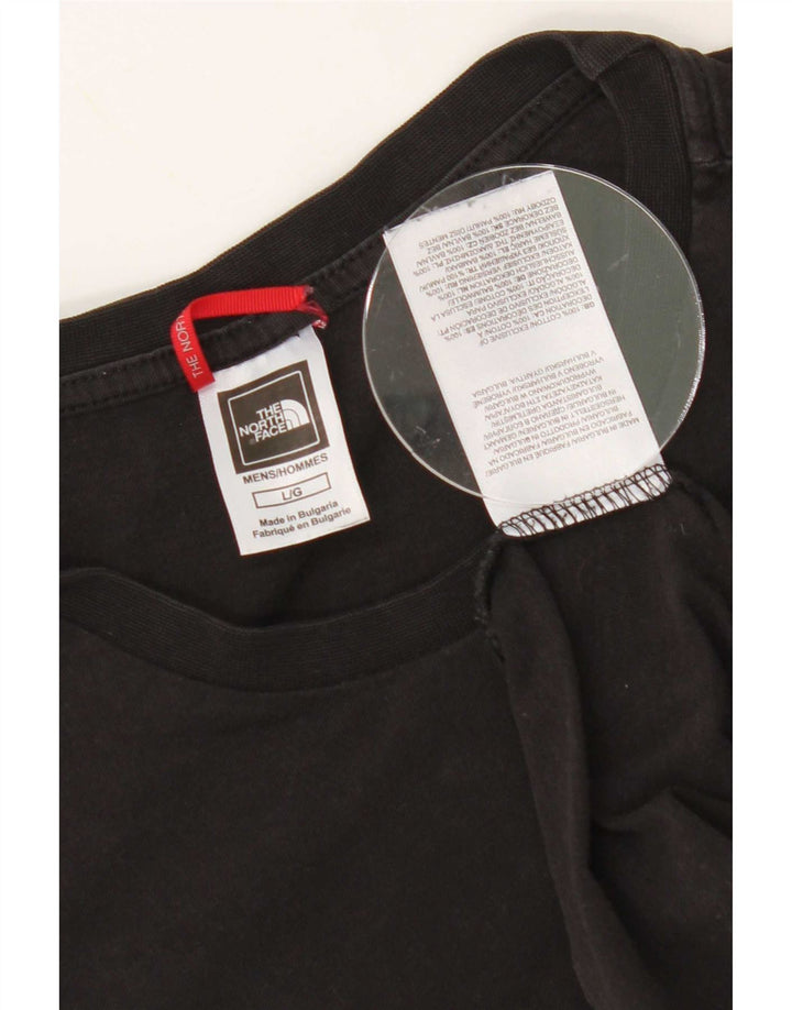 Camiseta masculina The North Face grande algodão preto