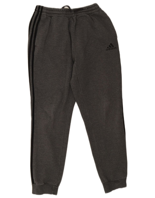 Calças de treino masculinas ADIDAS joggers algodão cinza médio