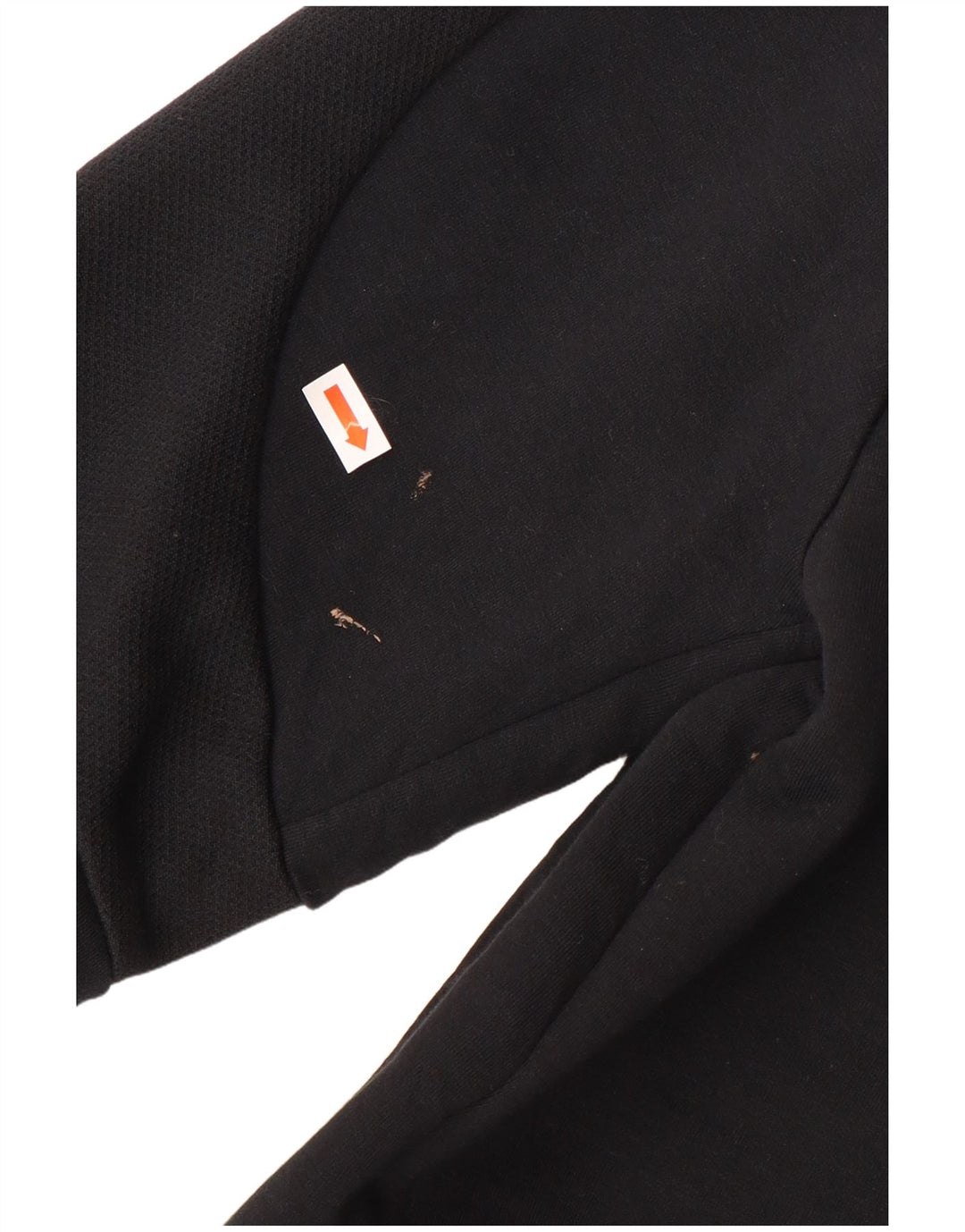 Suéter PUMA feminino com capuz e zíper UK 14 médio algodão preto