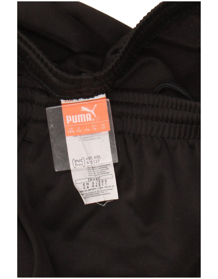 Calças de treino Puma Menino 15-16 Anos Preto Poliéster