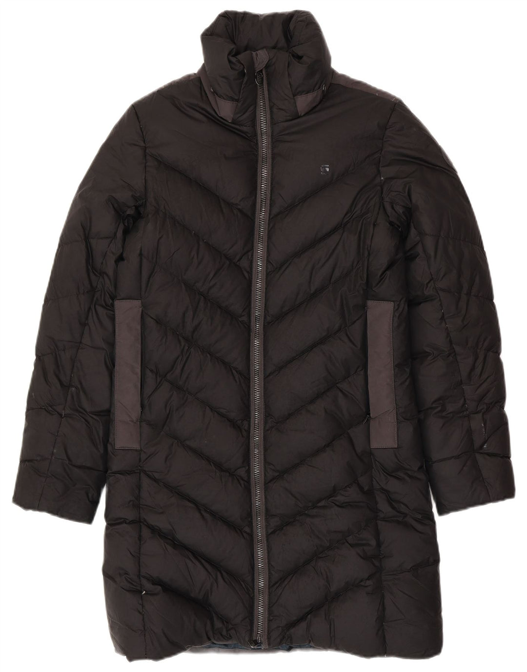 Casaco acolchoado feminino G-STAR UK 10 pequeno poliéster preto