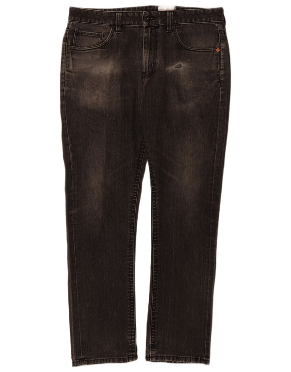 DC Mens Graphic Straight Jeans W34 L32 Cinza