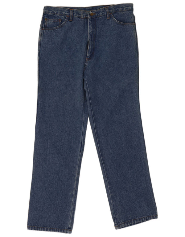 Jeans retos masculinos vintage IT 52 XL W36 L30 algodão azul