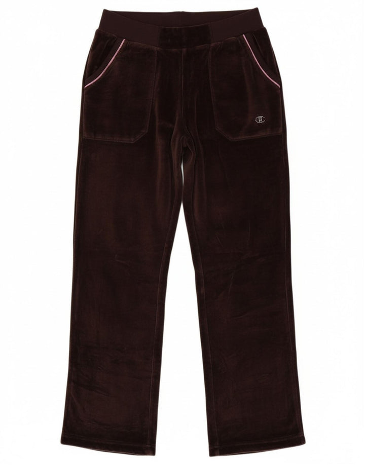 Calça de treino feminina CHAMPION UK 14 grande algodão marrom
