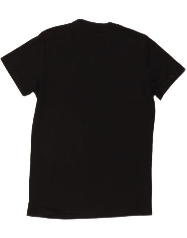 DIESEL Mens T-Shirt Top Medium Black Cotton
