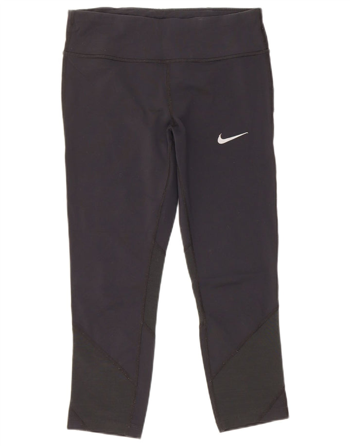 Leggings Nike Dri Fit Capri UK 12 Médio Preto Nylon