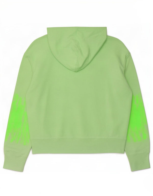 Jumper com capuz gráfico feminino Champion UK 18 XL verde