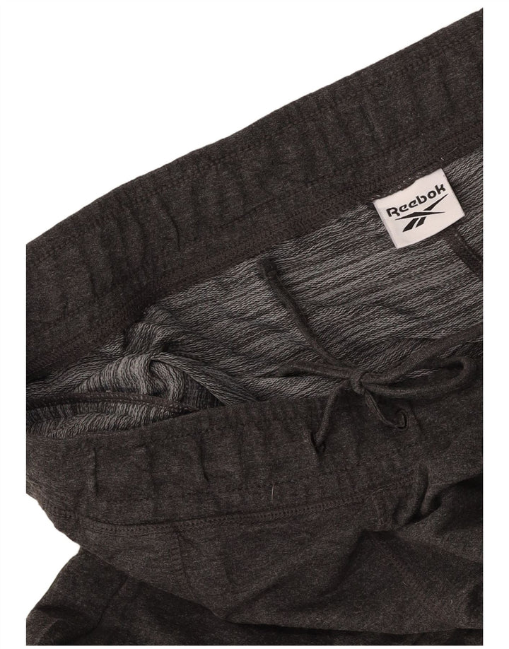 REEBOK Calça de treino masculina Joggers grande cinza
