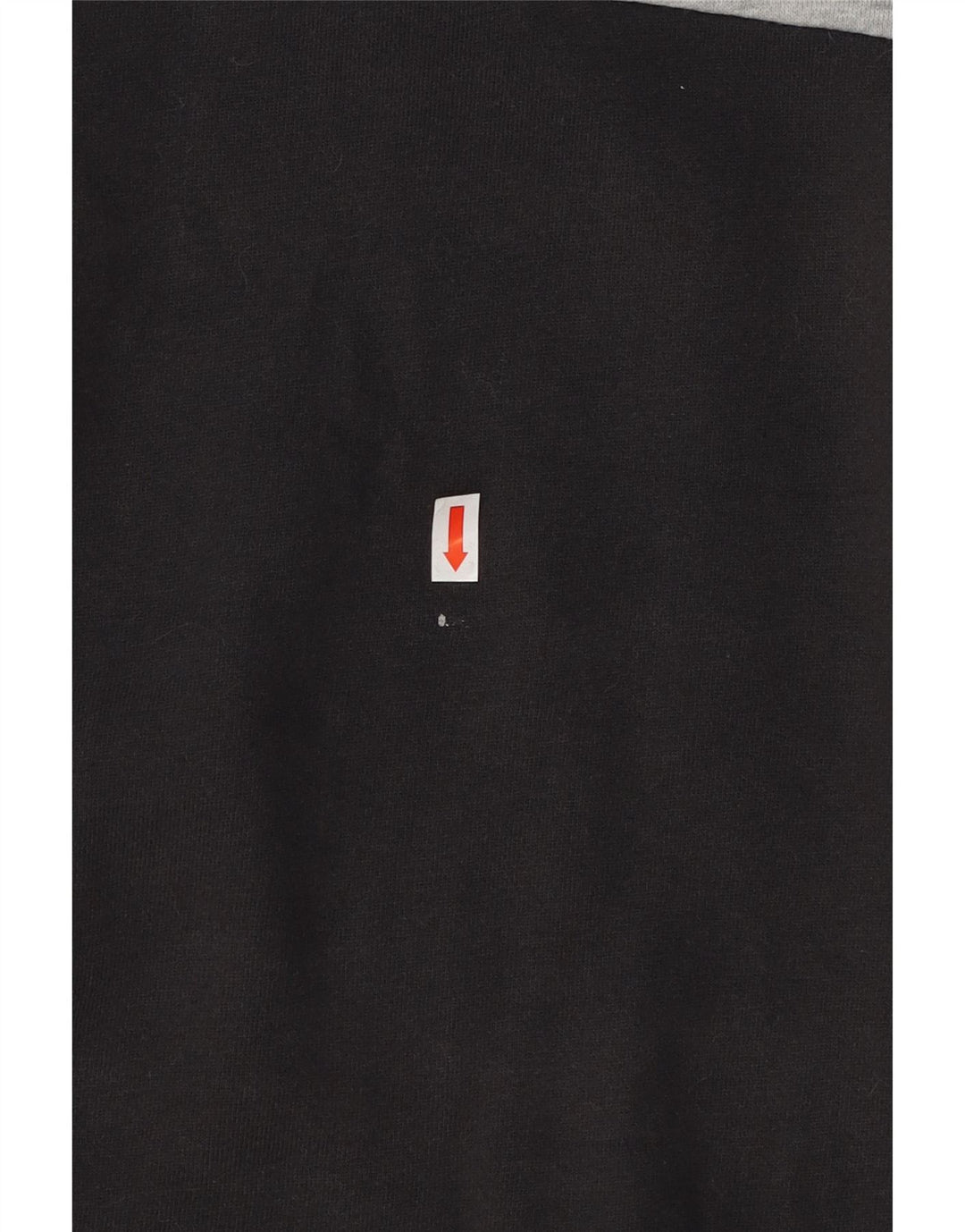 Suéter com capuz gráfico masculino CONVERSE médio preto colorblock algodão