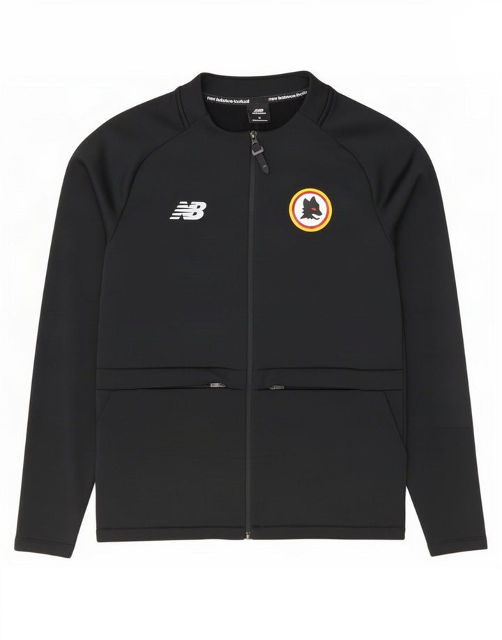 Jaqueta masculina New Balance de poliéster preto médio