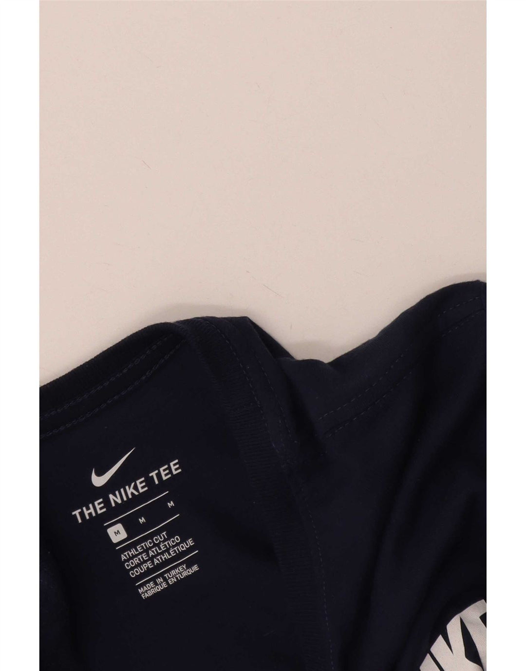 Camiseta Nike masculina Athletic Cut Graphic Top Médio Azul Marinho