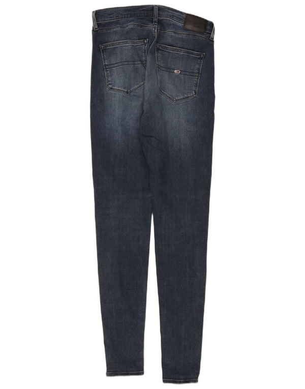 Tommy Hilfiger feminino Sylvia High Rise Super Skinny Jeans W29 L32 Azul