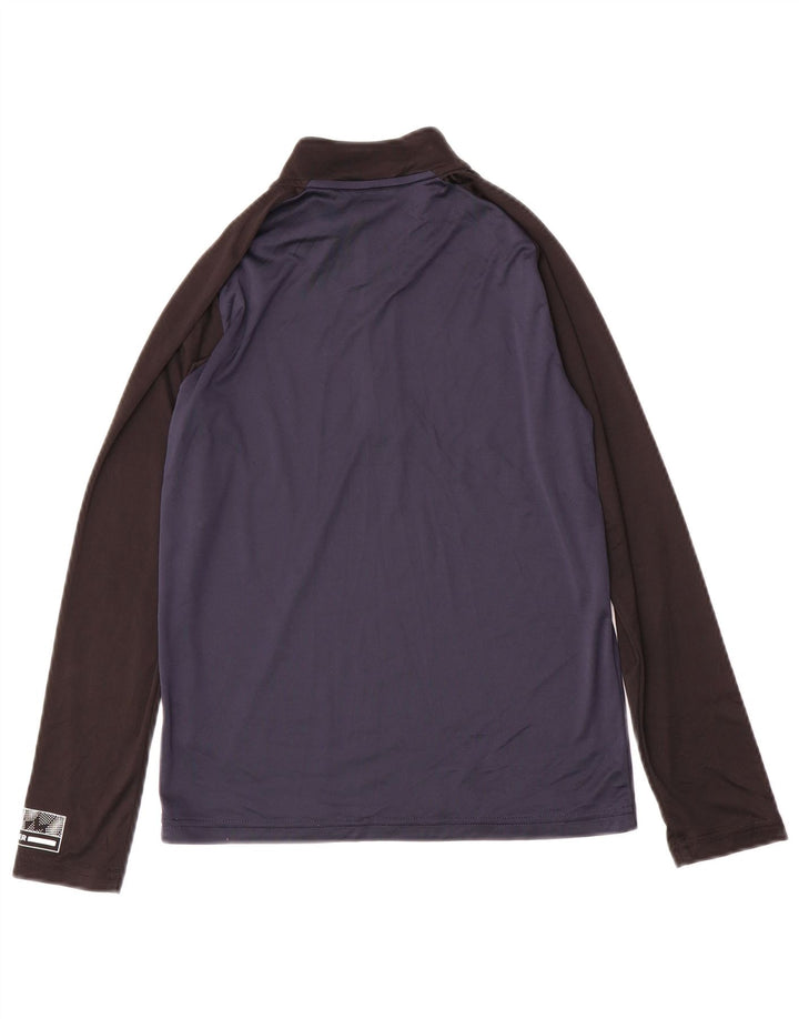 PUMA Meninos Pulôver Treino Top 11-12 Anos Azul Marinho Colorblock