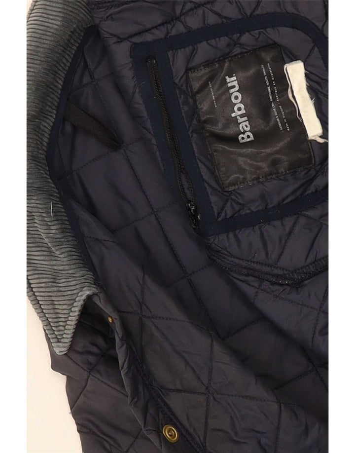 Jaqueta acolchoada masculina Barbour 4-5 anos azul marinho clássico
