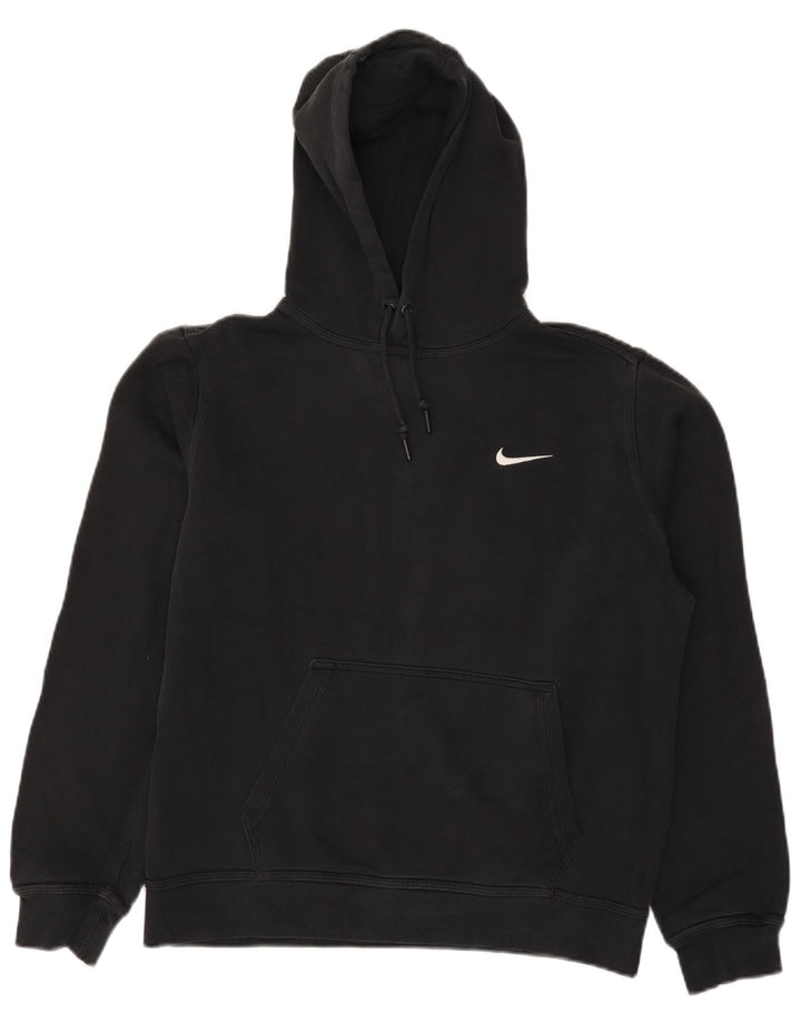 Nike Mens Hoodie Jumper Médio Algodão Preto