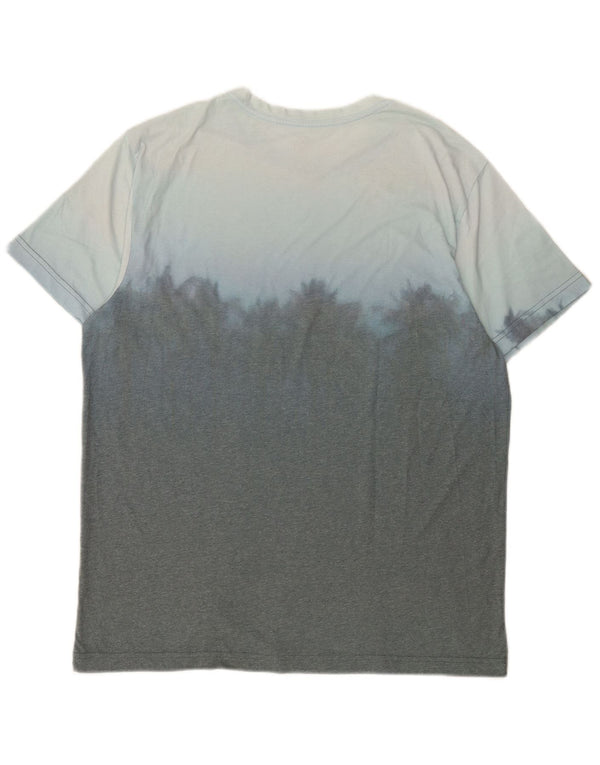Camiseta masculina Hurley grande poliéster colorblock azul