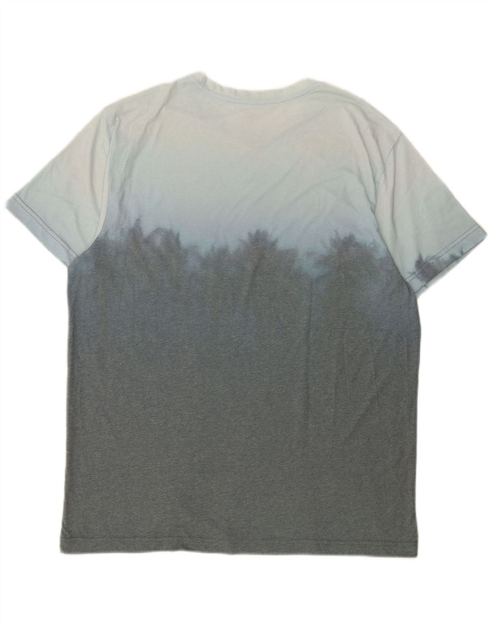 Camiseta masculina Hurley grande poliéster colorblock azul