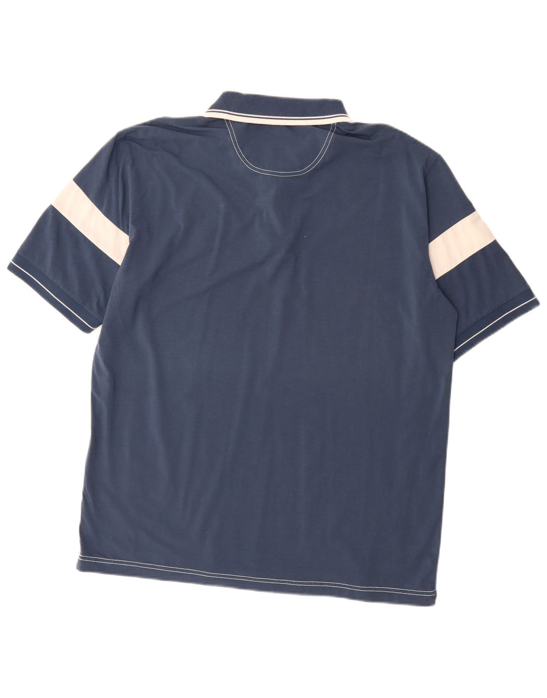 Camisa polo masculina EMPORIO ARMANI 3XL algodão colorblock azul