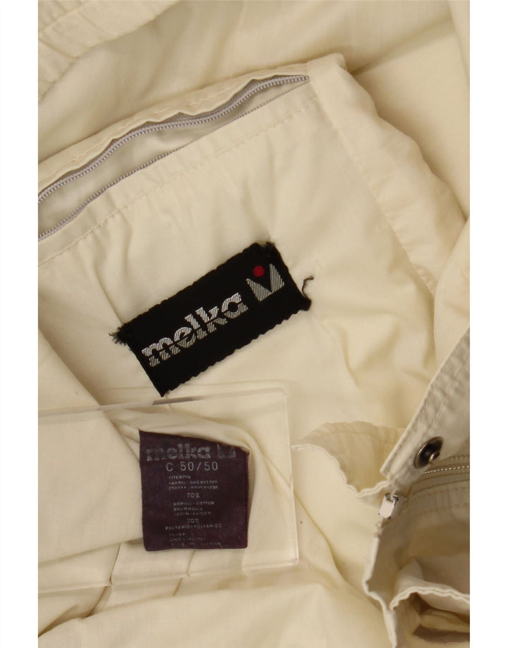 Jaqueta bomber masculina Melka EU 50 grande algodão branco
