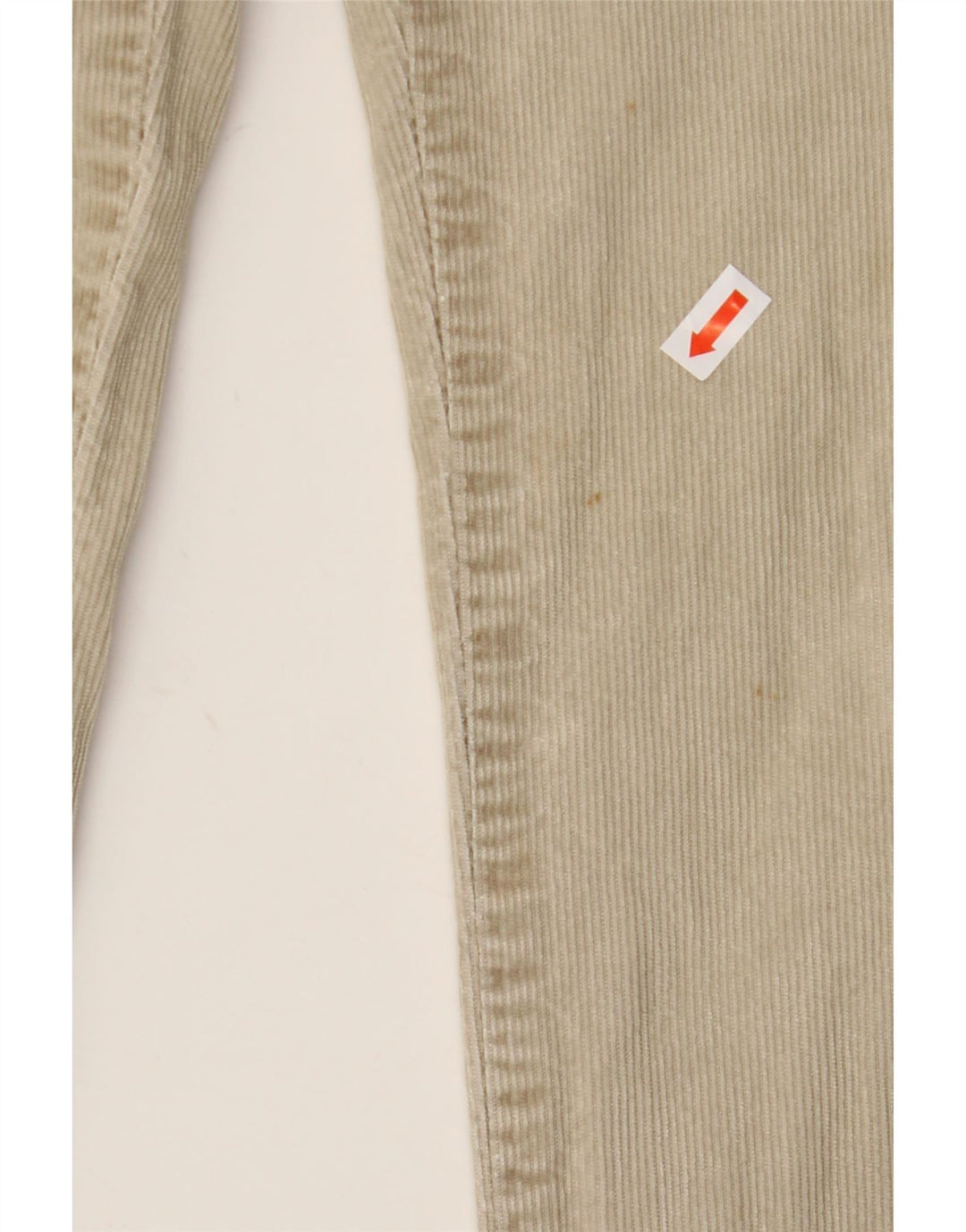 Calça masculina reta de veludo DOCKERS W30 L32 bege