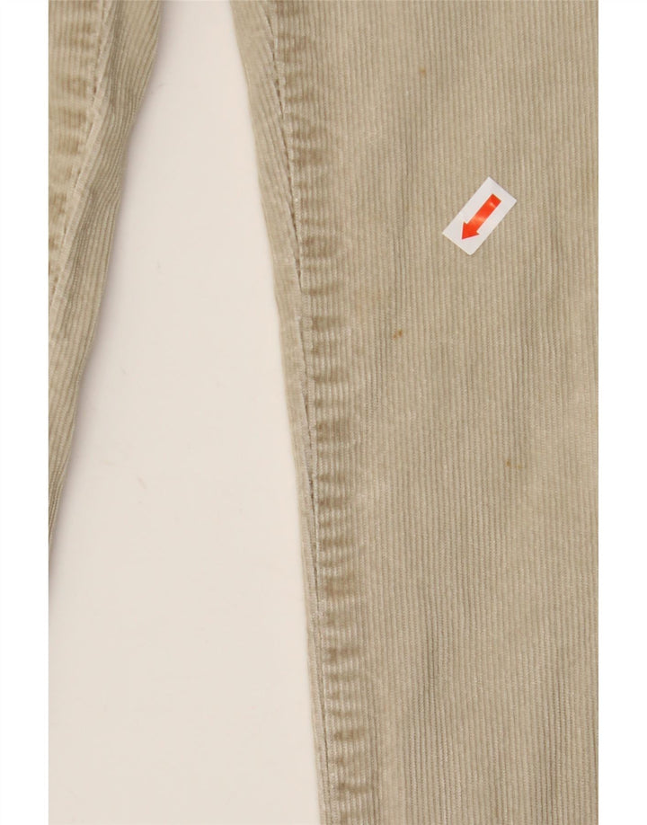 Calça masculina reta de veludo DOCKERS W30 L32 bege