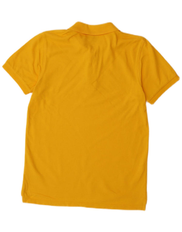 Camisa polo masculina CARHARTT pequena de algodão amarelo