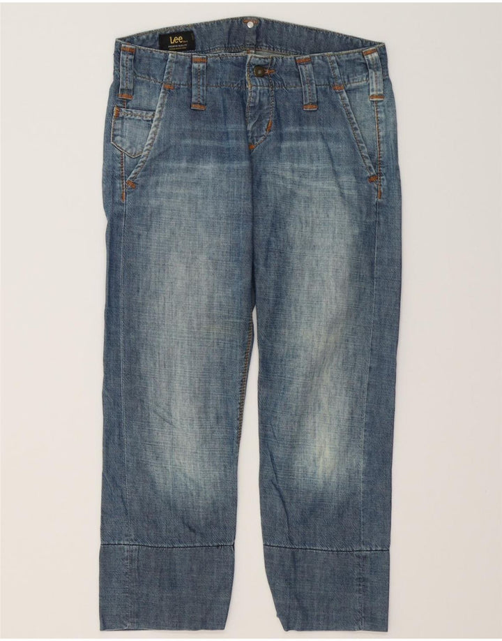 LEE Womens Key West Cropped Jeans W30 L24 Blue Cotton Vintage Lee and Second-Hand Lee from Messina Hembry 