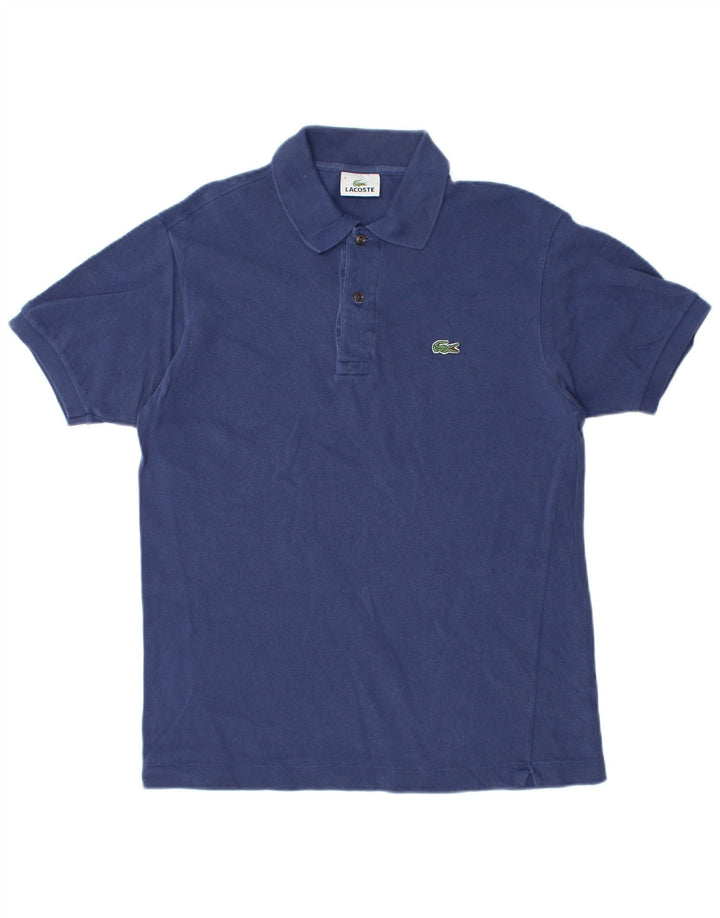 Camisa polo masculina LACOSTE tamanho 4 médio algodão azul marinho
