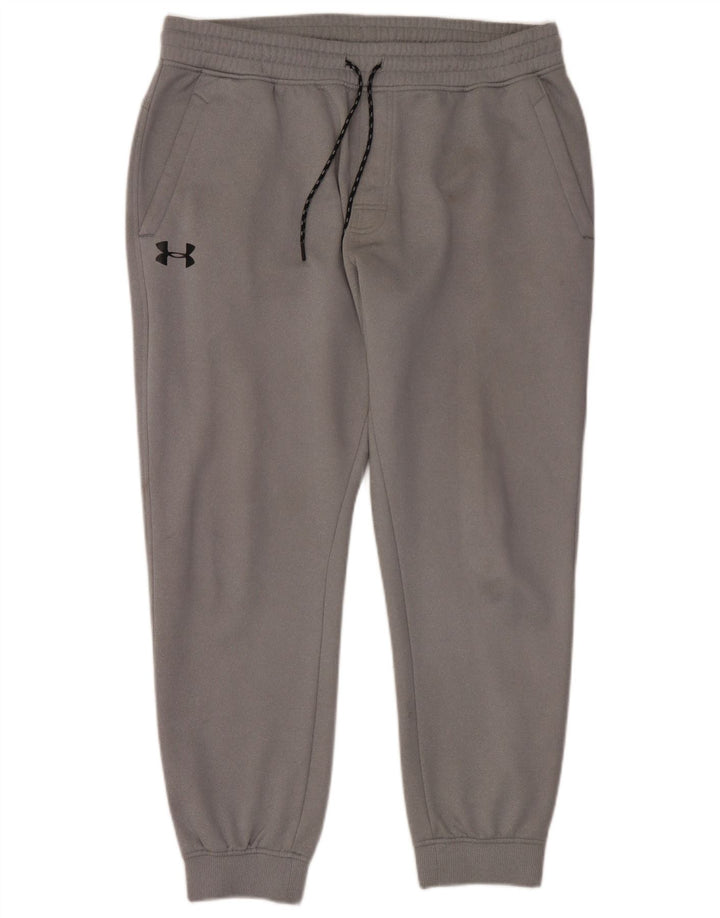 Calças de treino masculinas Under Armour Cold Gear XL cinza poliéster