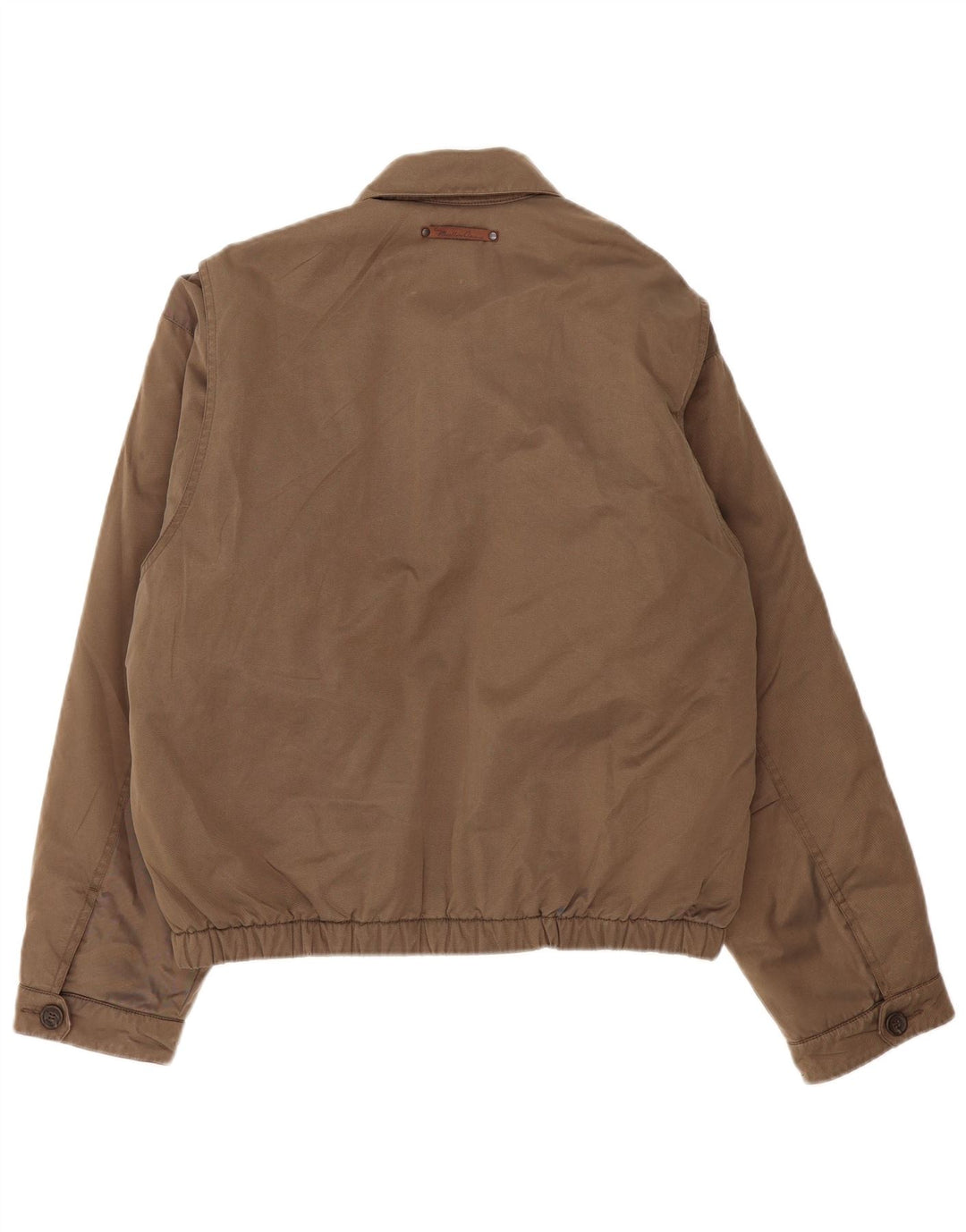 Jaqueta acolchoada masculina Marlboro Classics IT 50 grande algodão bege