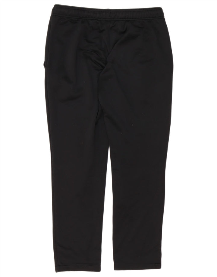 Calças de treino masculinas Adidas UK 36/38 poliéster preto pequeno