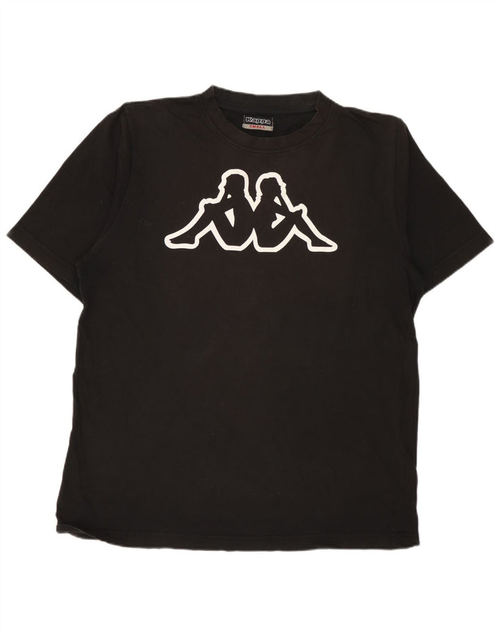 Camiseta masculina gráfica KAPPA top pequeno algodão preto