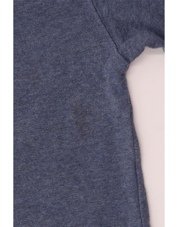 CALVIN KLEIN JEANS moletom gráfico feminino jumper UK 16 grande azul