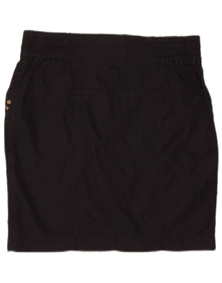 Zara Saia reta feminina média W28 preta