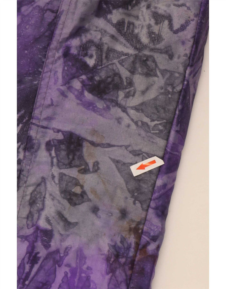 Macacão de esqui grande com padrão abstrato feminino Alasca IT 38 XS roxo