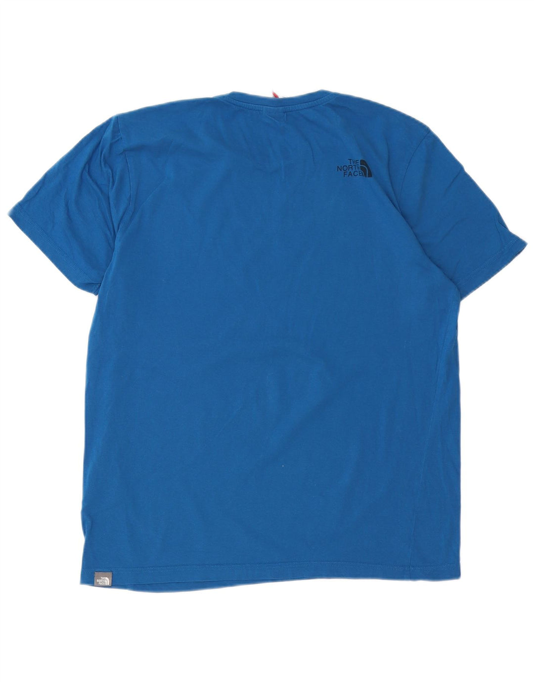 Camiseta masculina THE NORTH FACE top grande algodão azul
