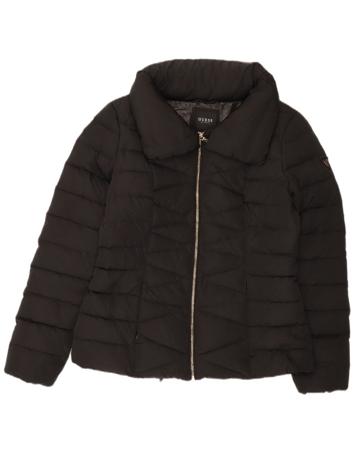 Jaqueta acolchoada feminina Guess UK 16 grande preta