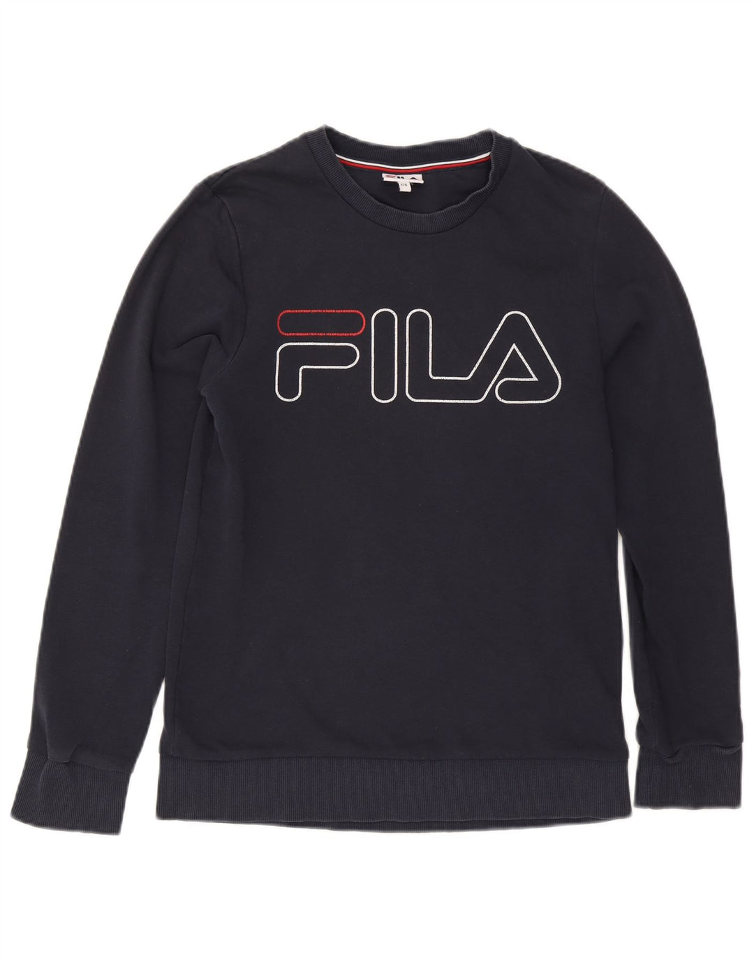 Fila Boys Graphic Sweatshirt Jumper 15-16 Anos Azul Marinho Algodão