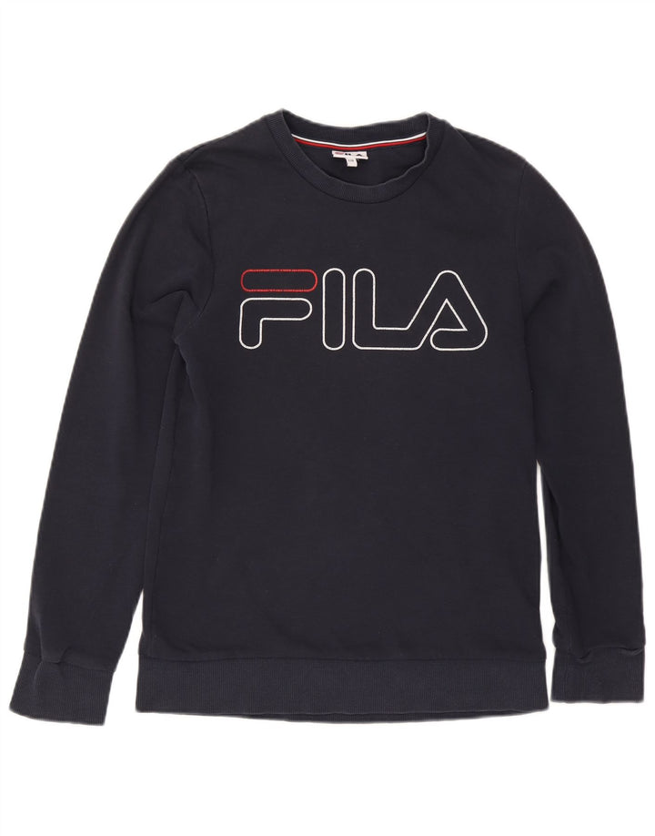 Fila Boys Graphic Sweatshirt Jumper 15-16 Anos Azul Marinho Algodão